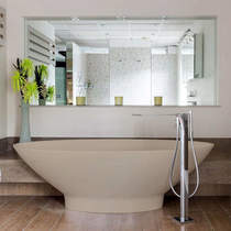 BC Designs Tasse ColourKast Bath 1770mm (Light Fawn).