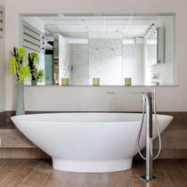 BC Designs Tasse Bath 1770mm (Matt White).
