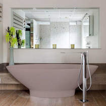 BC Designs Tasse ColourKast Bath 1770mm (Satin Rose).