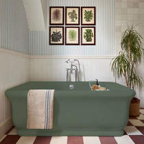 BC Designs Senator ColourKast Bath 1800mm (Khaki Green).