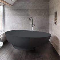 BC Designs Gio ColourKast Bath 1645mm (Gunmetal).