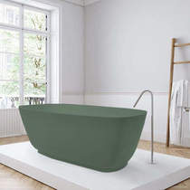 BC Designs Divita ColourKast Bath 1495mm (Khaki Green).