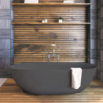 BC Designs Crea ColourKast Bath 1665mm (Gunmetal).