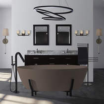 BC Designs Essex ColourKast Bath With Stand 1510mm (Mushroom).