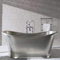BC Designs Tin Boat Bath 1700mm (Tin Inner/Tin Outer).