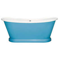 BC Designs Painted Acrylic Boat Bath 1700mm (White & Route One).