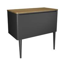 Crosswater Artist Vanity Unit With Onyx Black Legs (1000mm, Onyx Black).