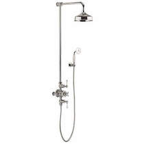 Crosswater Belgravia Thermostatic 2 Outlet Shower Kit (Chrome).