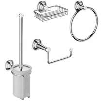 Crosswater Belgravia Bathroom Accessories Pack 3 (Chrome).