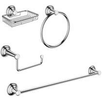 Crosswater Belgravia Bathroom Accessories Pack 6 (Chrome).