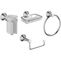 Crosswater Belgravia Bathroom Accessories Pack 7 (Chrome).