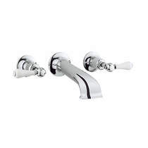 Crosswater belgravia wall mounted bath filler tap (lever, chrome).