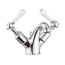 Crosswater Belgravia Basin Mixer Tap With Waste (Lever, Chrome).
