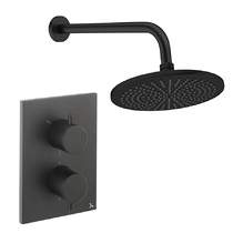 Crosswater MPRO Crossbox Shower Set 1 300mm (Matt Black).