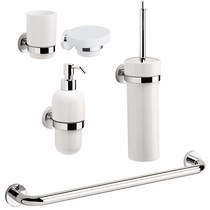 Crosswater Central Bathroom Accessories Pack 8 (Chrome).