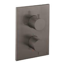 Crosswater MPRO Crossbox 1 Outlet Shower Valve (Slate).