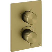 Crosswater 3ONE6 Crossbox 3 Outlet Shower Valve (Brushed Brass).