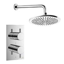 Crosswater MPRO Design Shower Set 1,  300mm Head & Wall Arm (Chrome).