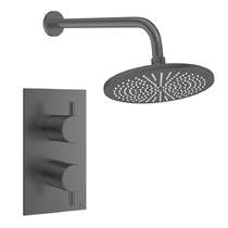 Crosswater MPRO Design Shower Set 1,  300mm Head & Wall Arm (Slate).