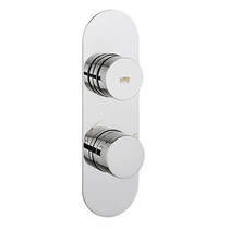 Crosswater Dial Central Push Button Thermostatic Shower Valve (1 Outlet).