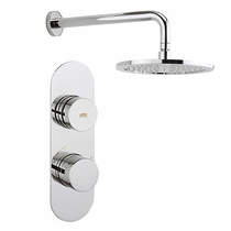 Crosswater Dial Central Thermostatic Shower Valve With Head & Arm (1 Outlet).