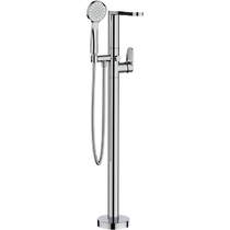 Crosswater Drift Floor Standing Bath Shower Mixer Tap (Chrome).