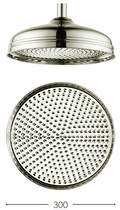 Crosswater Belgravia 300mm Round Shower Head (Nickel).