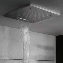 Crosswater Showers Multifunction Shower Head With Waterfall 500x500mm.