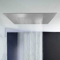 Crosswater Tranquil 500 Recessed Shower Head (Brushed Stainless Steel).