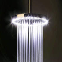 Crosswater Illuminated Rio White LED Shower Head (240mm diameter).