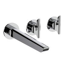 Crosswater Foile Shower Valve With Spout (2 Outlets, Chrome).