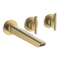 Crosswater Foile Shower Valve With Spout (3 Outlets, Br Brass).