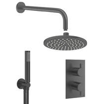 Crosswater MPRO 2 Outlet 2 Handle Shower Bundle (Slate).