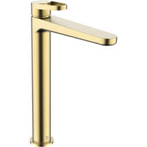 Crosswater Lazo Tall Basin Mixer Tap (Br Brass).