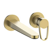 Crosswater Lazo Wall Mounted Basin Mixer Tap (Br Brass).