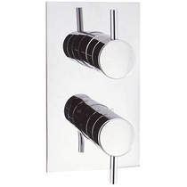 Crosswater Fusion Thermostatic Shower Valve (1 Outlet, Chrome).