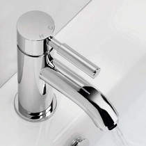 Crosswater Fusion Basin Mixer Tap With Waste (Chrome).