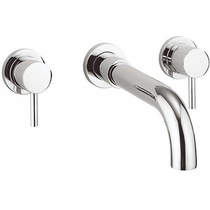 Crosswater Fusion Wall Mounted Bath Filler Tap (Chrome).