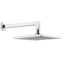 Crosswater Planet Square Shower Head & Wall Arm (250x250mm).