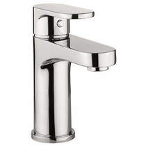 Crosswater style monoblock basin tap with waste (chrome).