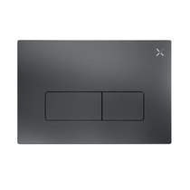 Crosswater MPRO Flush Plate With Dual Buttons (NEW - Slate).