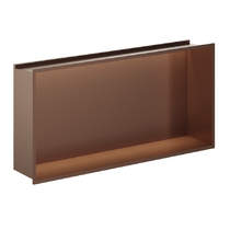 Crosswater Shower Niches Shower Niche With LED Light 610x305mm, Br Bronze).