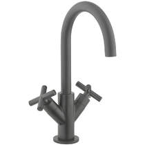 Crosswater MPRO Monoblock Crosshead Basin Tap (Slate).