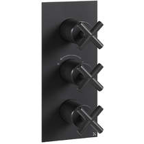 Crosswater MPRO Thermostatic Shower Valve With 2 Outlets (M Black).