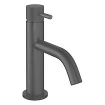 Crosswater MPRO Basin Mixer Tap With Knurled Handle (Slate).