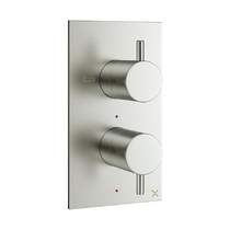 Crosswater MPRO Thermostatic Bath Shower Valve (2 Way, S Steel).