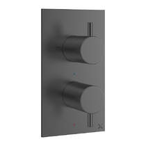 Crosswater MPRO Thermostatic Shower Valve With 2 Outlets (Slate).