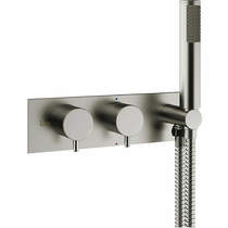 Crosswater MPRO Thermostatic Shower Valve With Handset (S Steel).