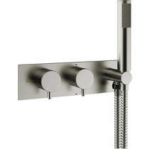 Crosswater mpro thermostatic shower valve with handset (s steel).