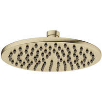 Crosswater mpro round shower head 200mm (brushed brass).